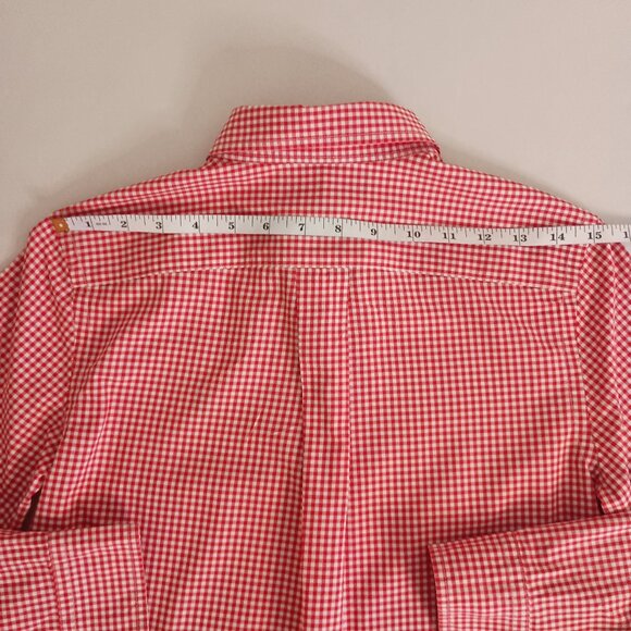 Ralph Lauren Boys Red White Gingham Button Up Shirt Size M 8–10 - Picture 10 of 15